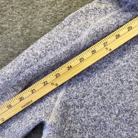 Patagonia Better Sweater Womens XL Light Purple Mauve 1/4 Zip Fleece Pullover - Picture 12 of 12